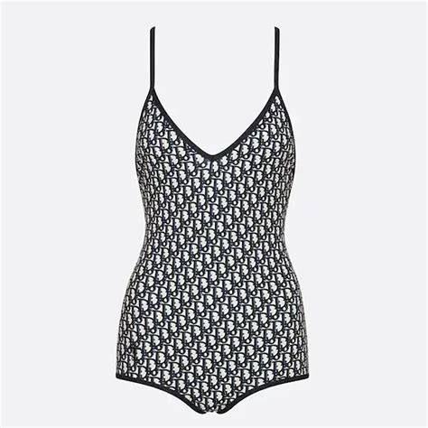 dior strandkleid|dior oblique one piece swimsuit.